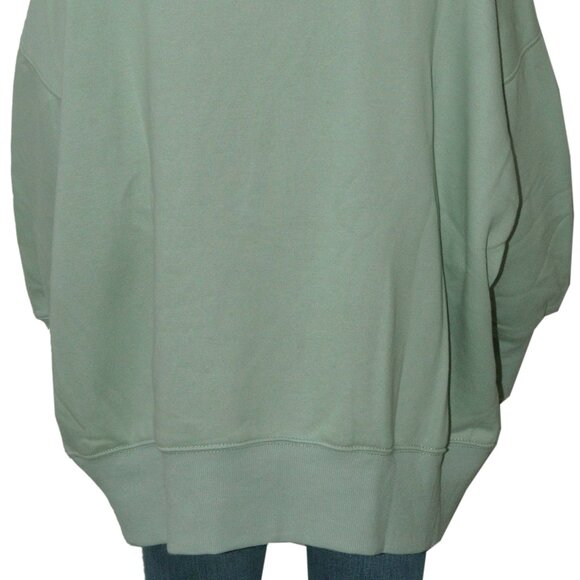 Free People Sprint To The Finish Logo Hoodie Oversized Hi Low Pockets Jacket XS - Picture 6 of 9